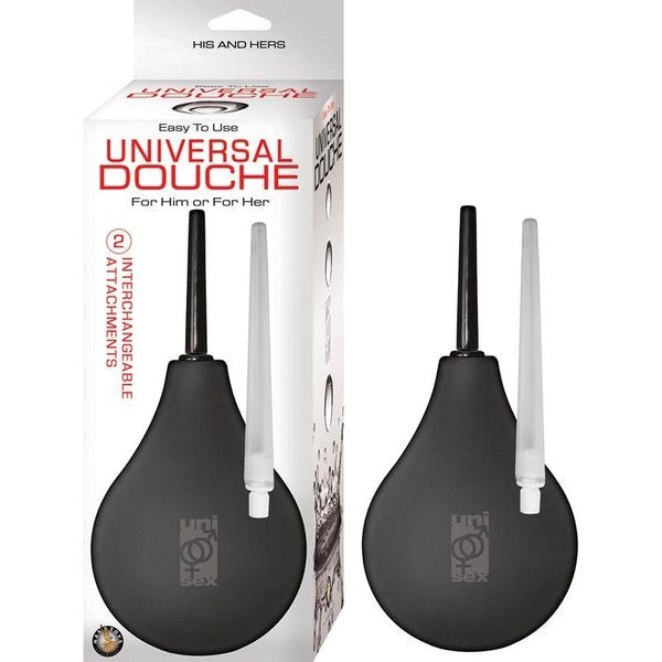 UNIVERSAL DOUCHE Bulb With 2 Interchangeable Attachments - - Enemas and Douches
