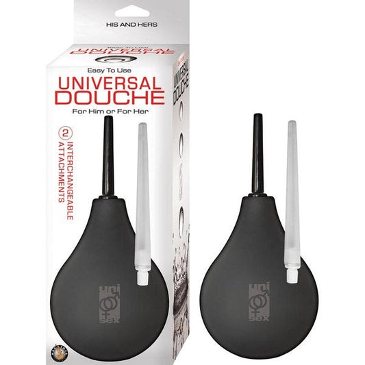 UNIVERSAL DOUCHE Bulb With 2 Interchangeable Attachments - - Enemas and Douches