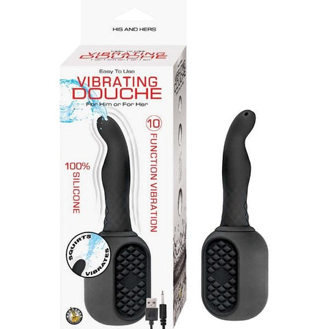 Nasstoys Pleasure Douche 10 Vibration Modes for Comfort and Delight - Enemas and Douches