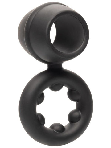 California Exotics Alpha Liquid Silicone Dual Magnum Cock Ring - Stretchy Cock Rings