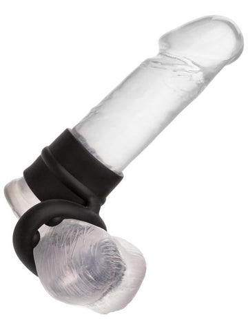 California Exotics Alpha Liquid Silicone Dual Magnum Cock Ring - Stretchy Cock Rings
