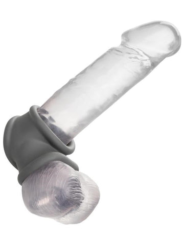 California Exotics Alpha Liquid Silicone Precision Stamina Enhancer Ring - Stretchy Cock Rings
