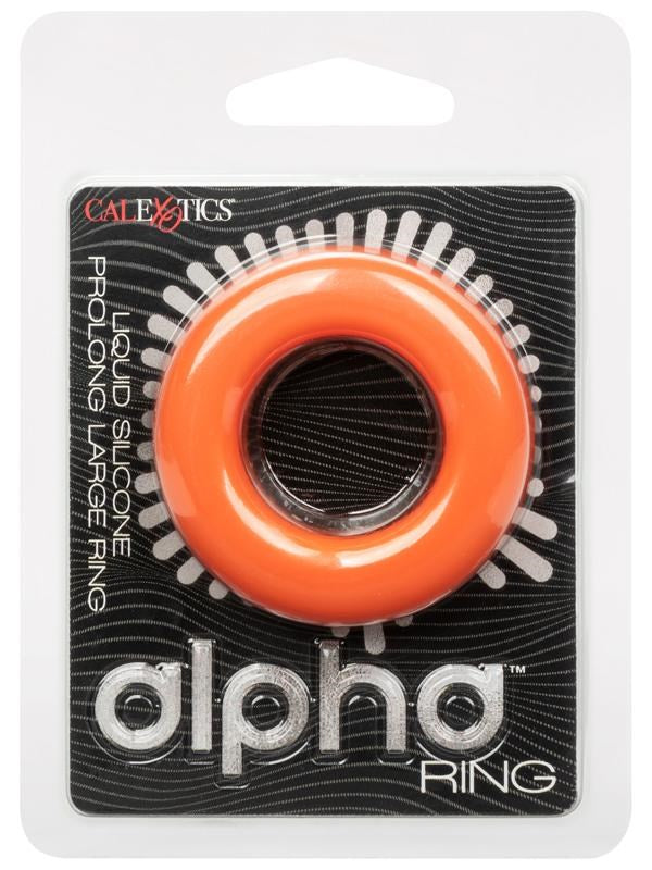 California Exotics Alpha Liquid Silicone Prolong Large Mens Penis Ring - - Stretchy Cock Rings