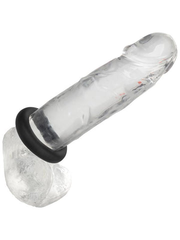 California Exotics Alpha Liquid Silicone Prolong Medium Stretchy Cock Ring - Stretchy Cock Rings