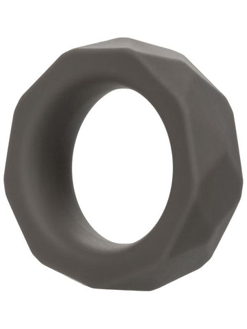 California Exotics Alpha Liquid Silicone Prolong Prismatic Cock Ring - Stretchy Cock Rings