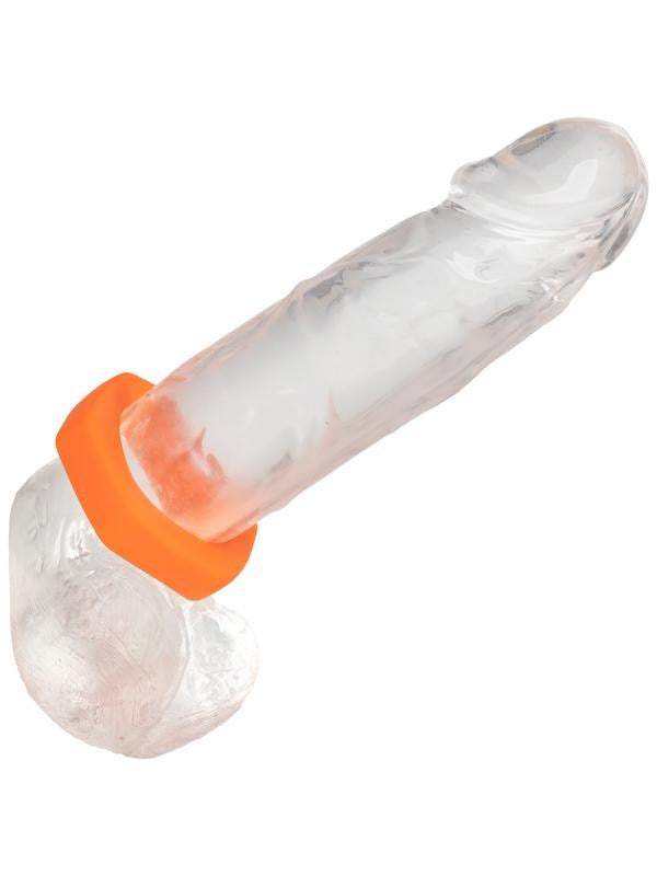 California Exotics Alpha Liquid Silicone Prolong Sexagon Comfortable Cock Ring - - Stretchy Cock Rings