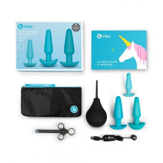 B Vibe Anal Training 7 Piece Kit Progressive Butt Plug Education Set - - Sex Kits
