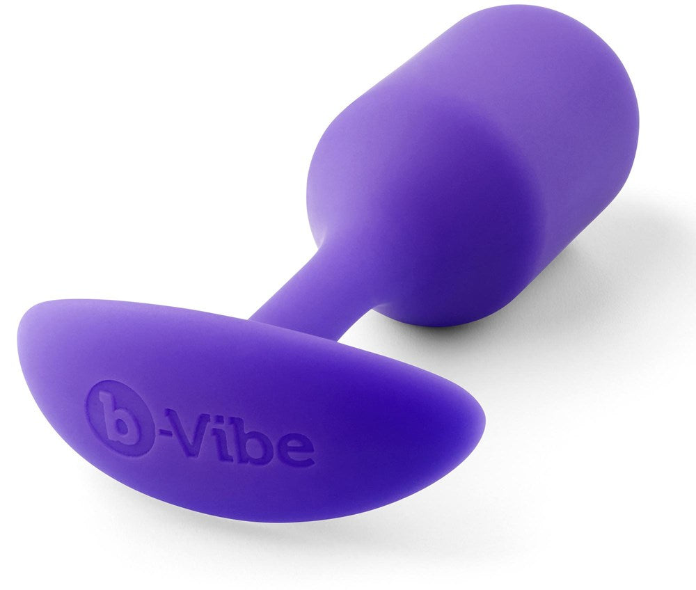 B Vibe Versatile Silicone Butt Plug for All Day Comfort and Weighted Design - - Butt Plugs