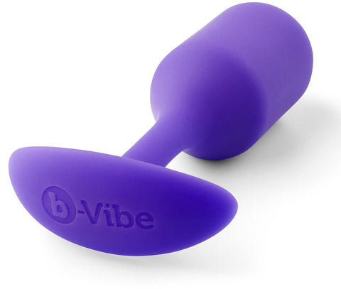 B Vibe Versatile Silicone Butt Plug for All Day Comfort and Weighted Design - Butt Plugs