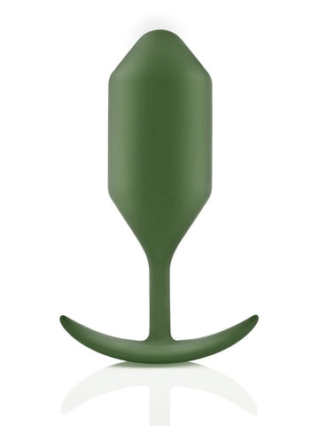 B Vibe Weighted Silicone Delight Snug Plug 4 Premium Weighted - Butt Plugs