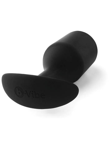 B Vibe Weighted Silicone Butt Plug for Advanced Users Snug Plug 6 Premium - Butt Plugs