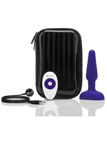 B Vibe Versatile Pleasure Enhancer Trio Plug Triple Motor Vibration - Butt Plugs