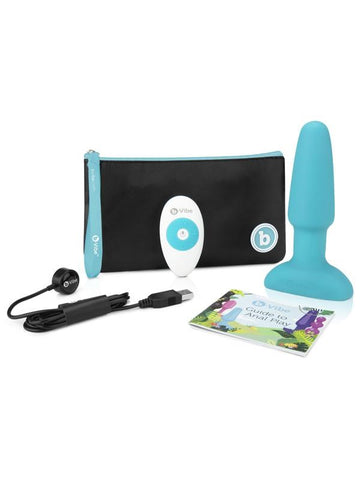 B Vibe Customizable Anal Sensation Rimming Plug 2 Rotating Beads - Butt Plugs