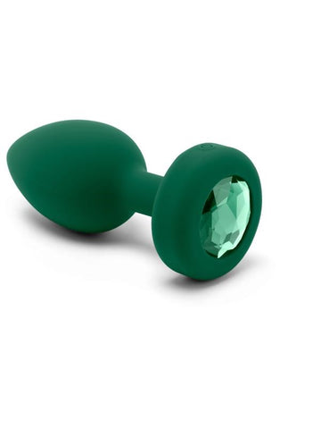 B Vibe Luxurious Vibrating Jewels Remote Control Butt Plug with 6 Patterns - Butt Plugs