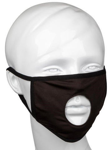 California Exotics BJ 69 BDSM Play Mouth Mask Open Mouth Design - Masks And Blindfolds