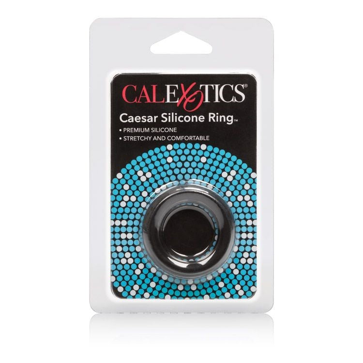 California Exotics Caesar Stretchy Silicone Cock Ring Premium Design - - Stretchy Cock Rings