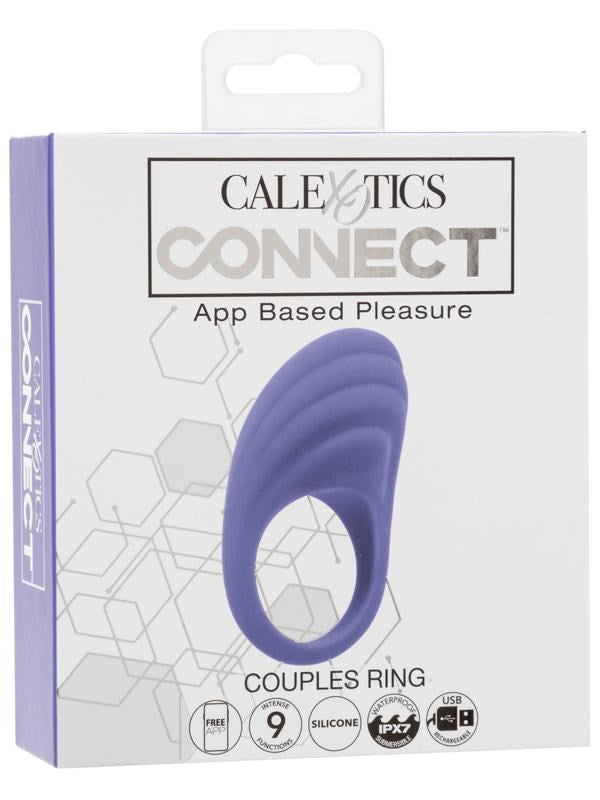 California Exotics Connect 9 Function App Controlled Couples Ring - - Vibrating Cock Rings