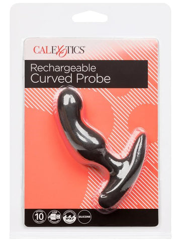 California Exotics Rechargeable Curved Prostate Probe with 10 Vibration Patterns - Prostate Toys