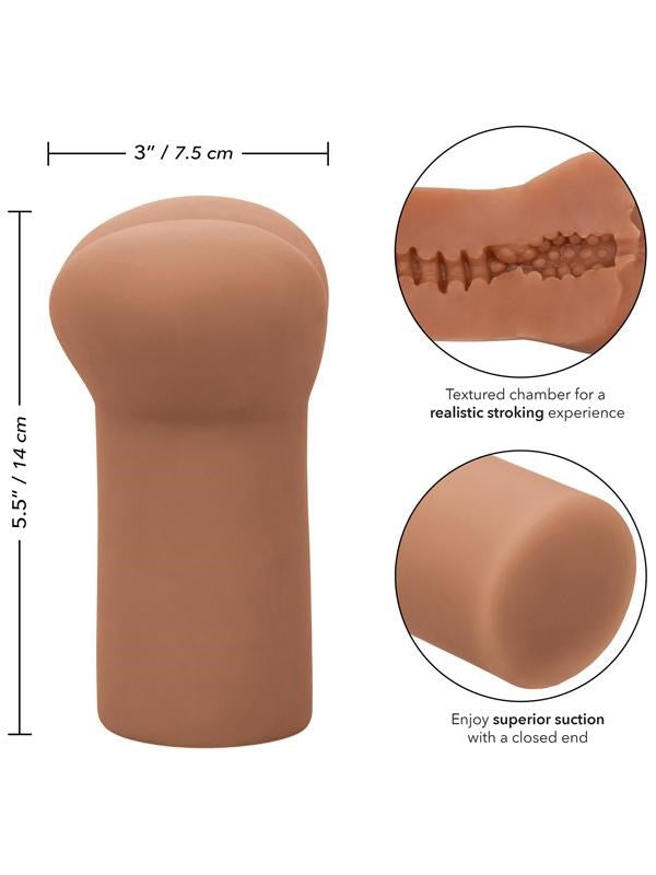 California Exotics Cheap Thrills The Rookie Masturbation Stroker Brown - - Masturbators and Strokers