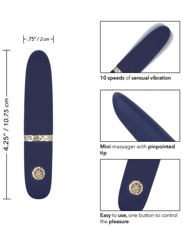 California Exotics Chic Daisy Mini Massager 10 Speed Waterproof Vibrator - G-Spot Vibrators