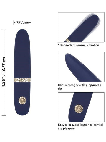 California Exotics Chic Daisy Mini Massager 10 Speed Waterproof Vibrator - G-Spot Vibrators