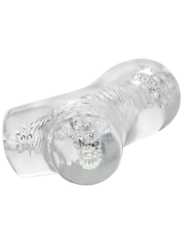 California Exotics Cyclone Dual Chamber Premium Male Stroker Dual Ribbed - - Masturbators and Strokers