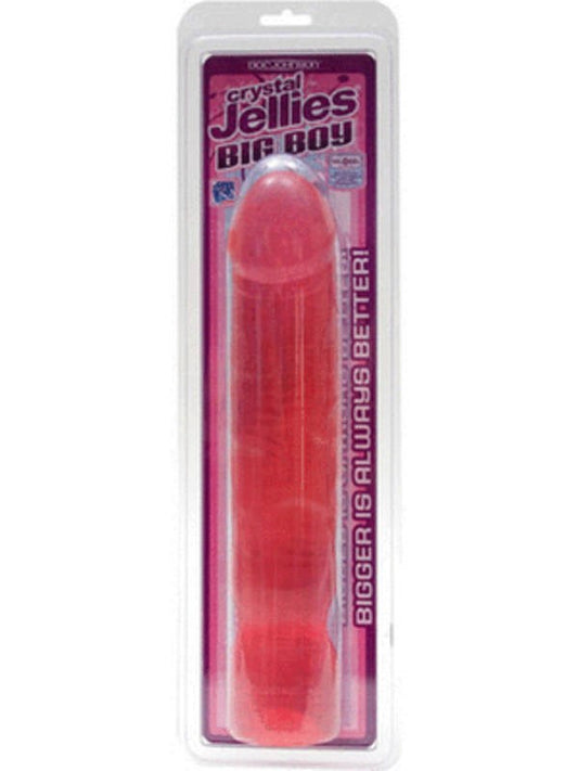 Doc Johnsons Crystal Jellies Big Boy 12 Inch Realistic Dildo - - Realistic Dildos