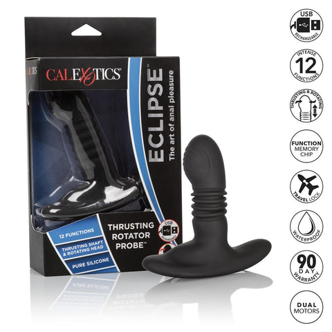 California Exotics Eclipse Thrusting Rotator Anal Pleasure Probe Multi Function - Prostate Toys