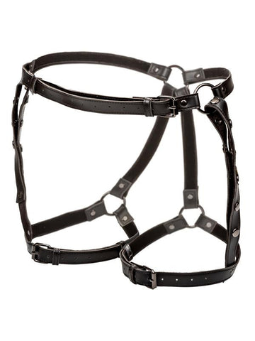 California Exotics Euphoria Collection Adjustable Fit Riding Thigh Harness - Her Fetish
