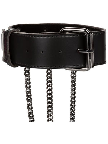 California Exotics Euphoria Plus Size Multi Chain BDSM Collar Harness - Collars and Leads