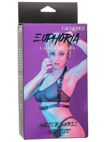 California Exotics Euphoria Collection Premium Halter Buckle Harness - Her Fetish