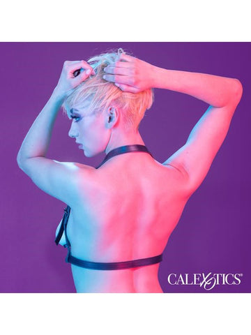 California Exotics Euphoria Collection Premium Halter Buckle Harness - Her Fetish