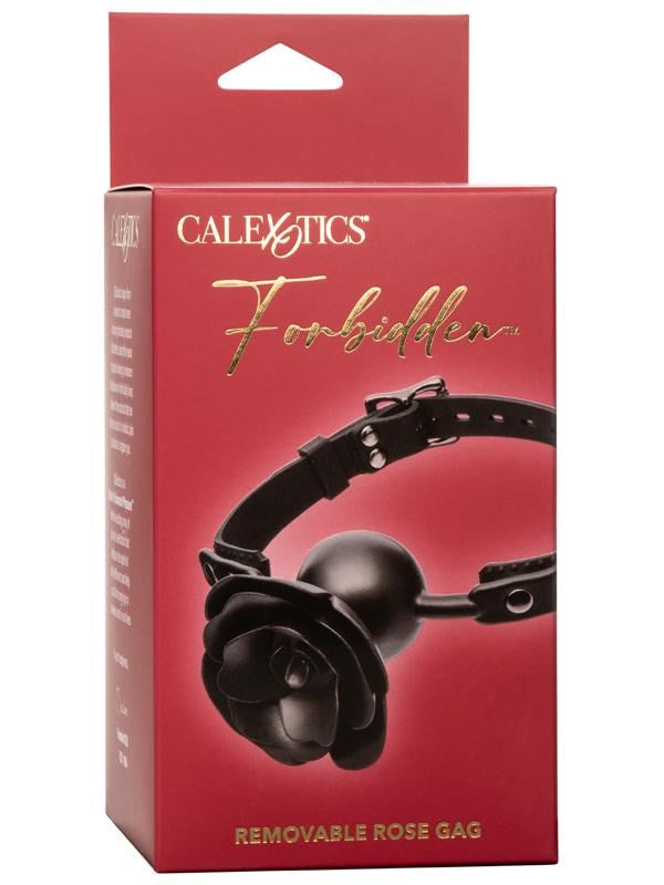 California Exotics Forbidden Removable Rose BDSM Play Ball Gag - - Bondage Gags and Bits