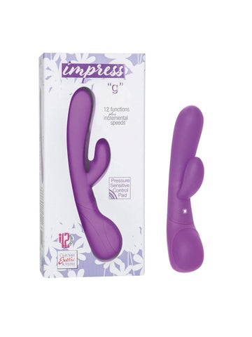 California Exotics Impress G Flexible G Spot Rabbit Vibrator - Rabbit Vibrators