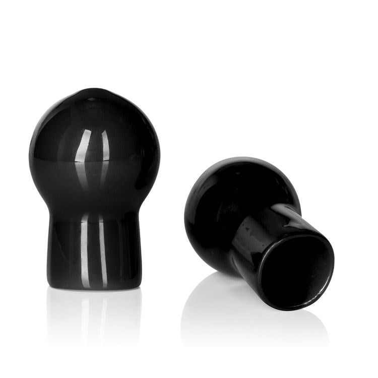 California Exotics Nipple Play Advanced Mini Nipple Suckers Black Silicone - - Nipple and Clit Clamps