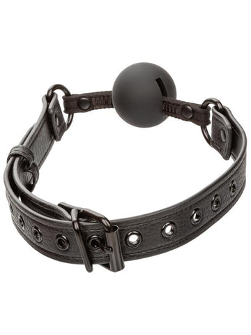 California Exotics Nocturnal Collection BDSM Play Ball Gag - Bondage Gags and Bits