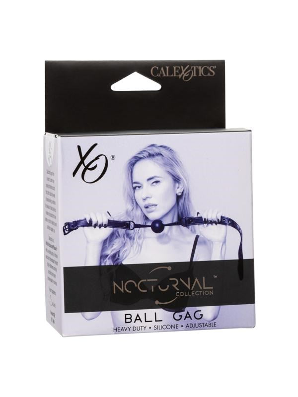 California Exotics Nocturnal Collection BDSM Play Ball Gag - - Bondage Gags and Bits