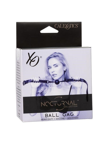 California Exotics Nocturnal Collection BDSM Play Ball Gag - Bondage Gags and Bits