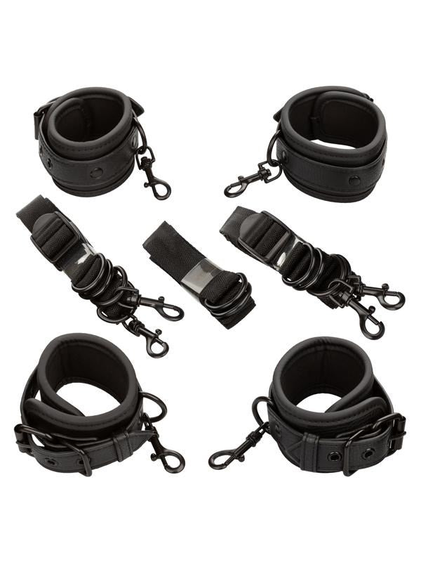 California Exotics Nocturnal Collection Fetish Play Bed Restraints Set - - Cuffs and Restraints