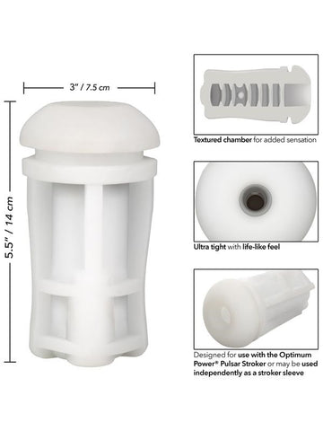 California Exotics Optimum Power Pulsar Male Stroker Sleeve Replacement - Masturbators and Strokers