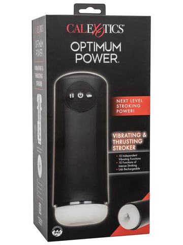 California Exotics Optimum Power Vibrating Thruster Male Stroker - Masturbators and Strokers