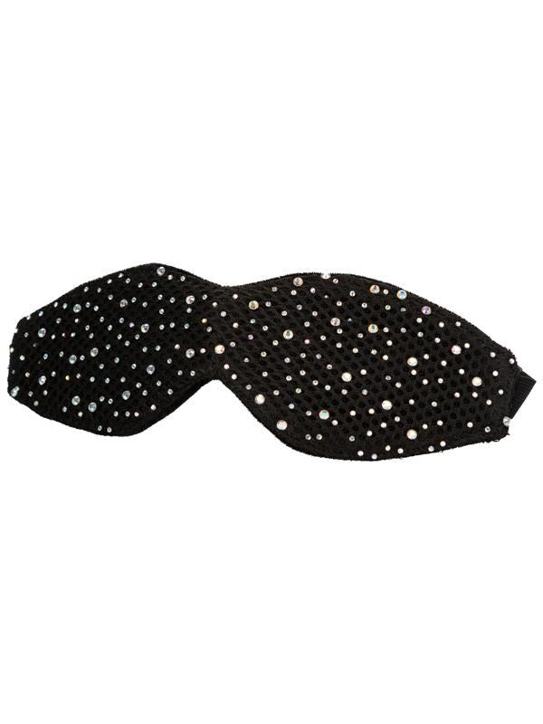 California Exotics Radiance Blackout BDSM Play Eye Mask with Rhinestones - - Masks And Blindfolds