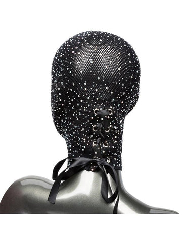 California Exotics Radiance Full Hood Cover Sensory Deprivation BDSM Hood - Bondage Hoods