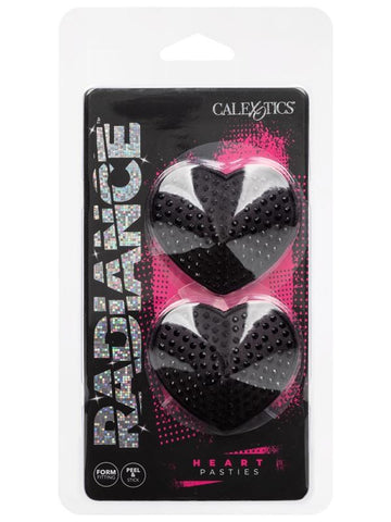 California Exotics Radiance Heart Pasties Reusable Nipple Covers - Breast and Nipple Toys