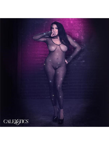 California Exotics Radiance Plus Size Crotchless Full Bodysuit For Womans - Teddies and Bodysuits