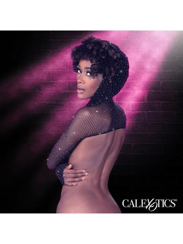 California Exotics Radiance Stylish & Versatile Hooded Shoulder Shrug Rhinestone - Wigs and Gloves