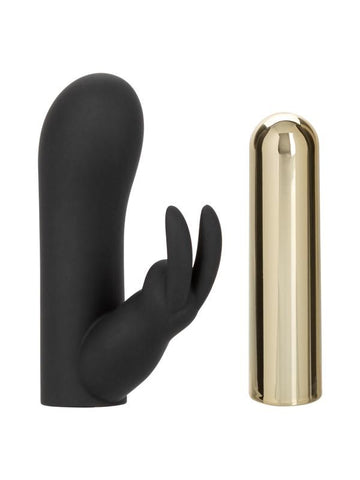 California Exotics Raven Bunny 10 Functions Dual Mini Massager Vibrator - Rabbit Vibrators