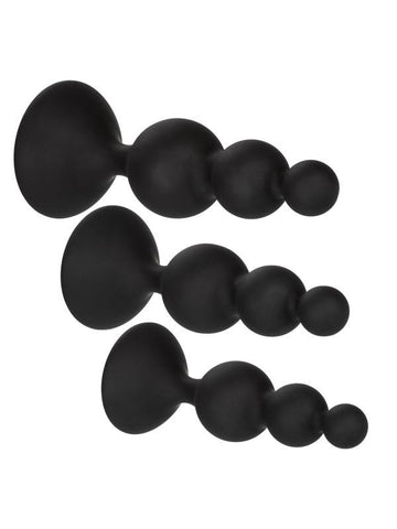 California Exotics Silicone Beaded Comfortable Customizable Anal Kit - Anal Beads and Balls
