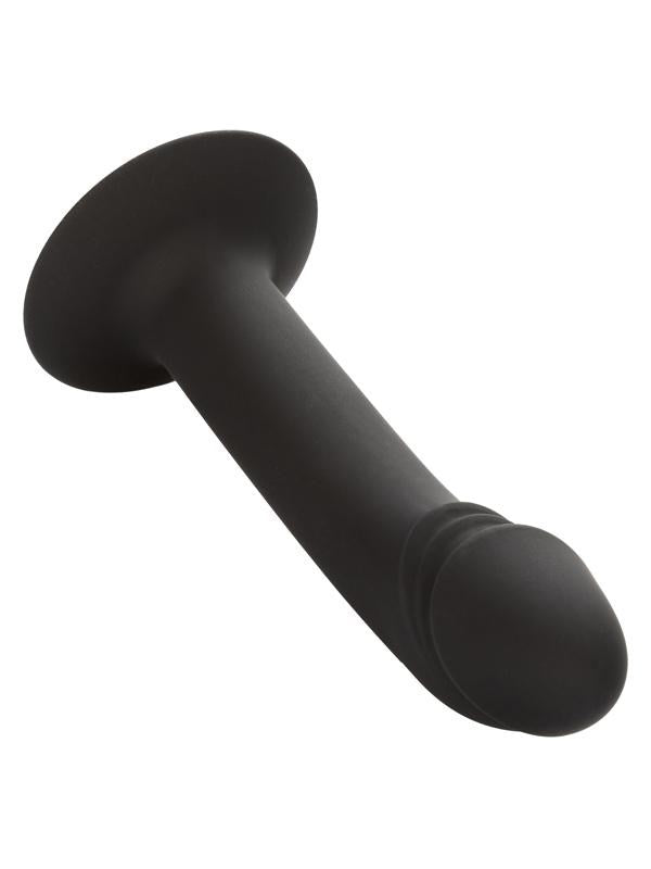 California Exotics Silicone Curved Anal Dildo With Suction Cup Waterproof - - Anal Dildos