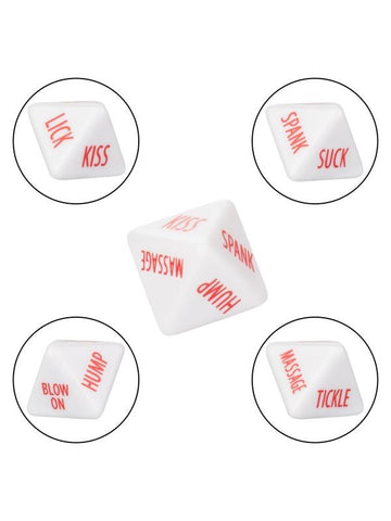 California Exotics Tempt and Tease Dice Pure Pleasure Naughty Game - Sex Games, Coupons and Tricks
